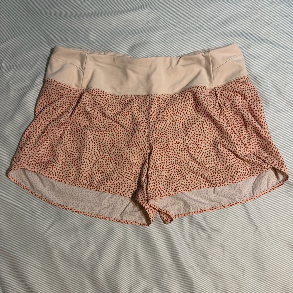 CALIA by Carrie Underwood Large Stay the Path Pink Dot Running Shorts